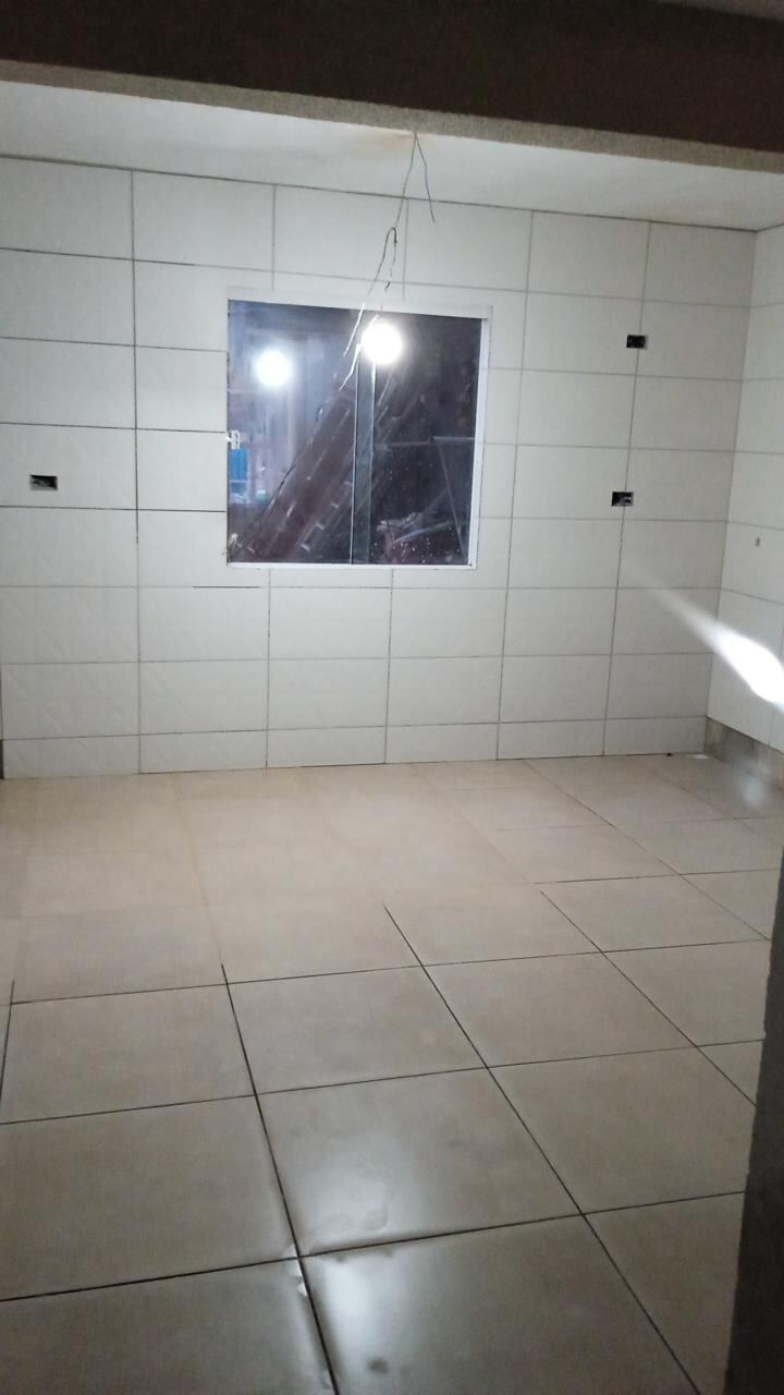 Ambiente com revestimento finalizado